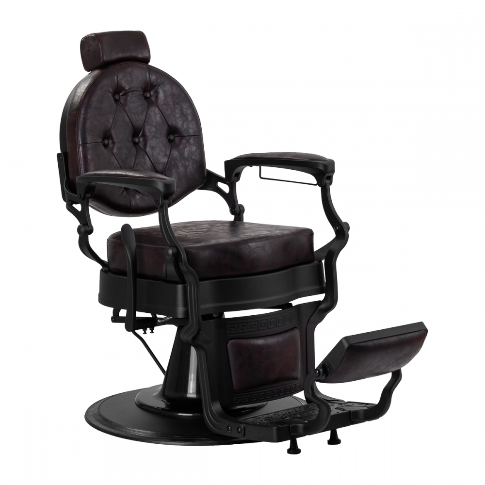 Barber chair Gabbiano President Brown (152034)