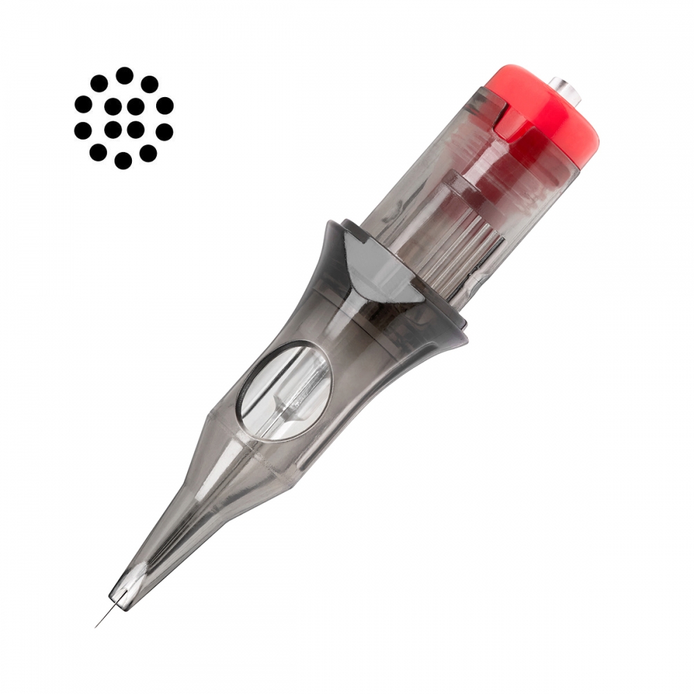 Tattoo Cartridge EL CARTEL V2 0.35 14RL Medium taper 10pcs. (154372)
