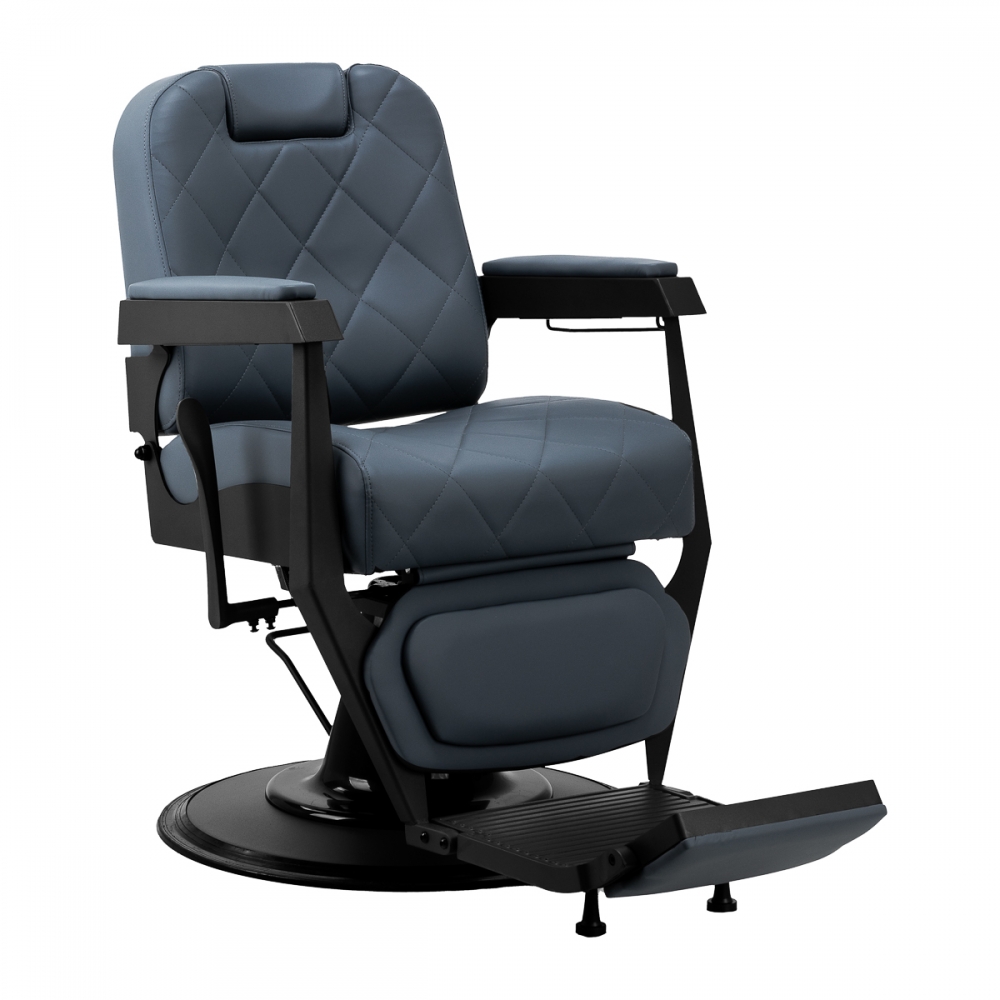 Gabbiano barber chair Bruno with black frame Graphite (153406)