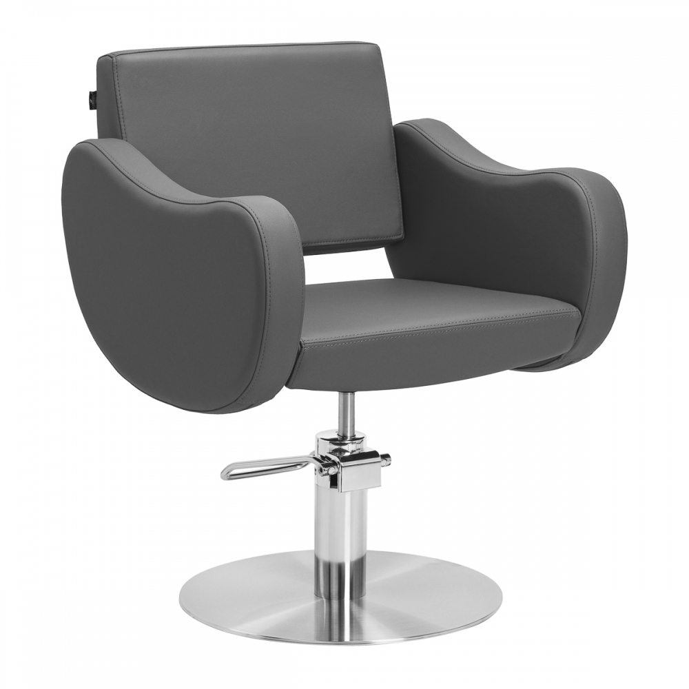 Gabbiano hairdressing chair Sewilla Gray INOX base (154167)