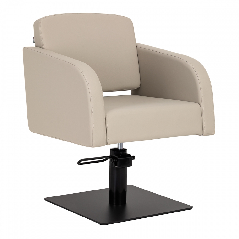 Gabbiano Elda hairdressing chair grey-beige (154198)