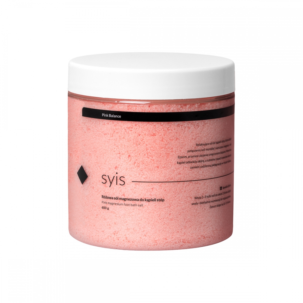 Syis Pink Balance – pink magnesium salt for foot baths 600 g (155425)