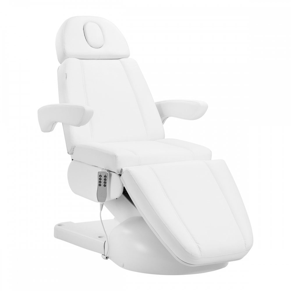Azzurro Lux 4m white cosmetic chair with cradle (154878)
