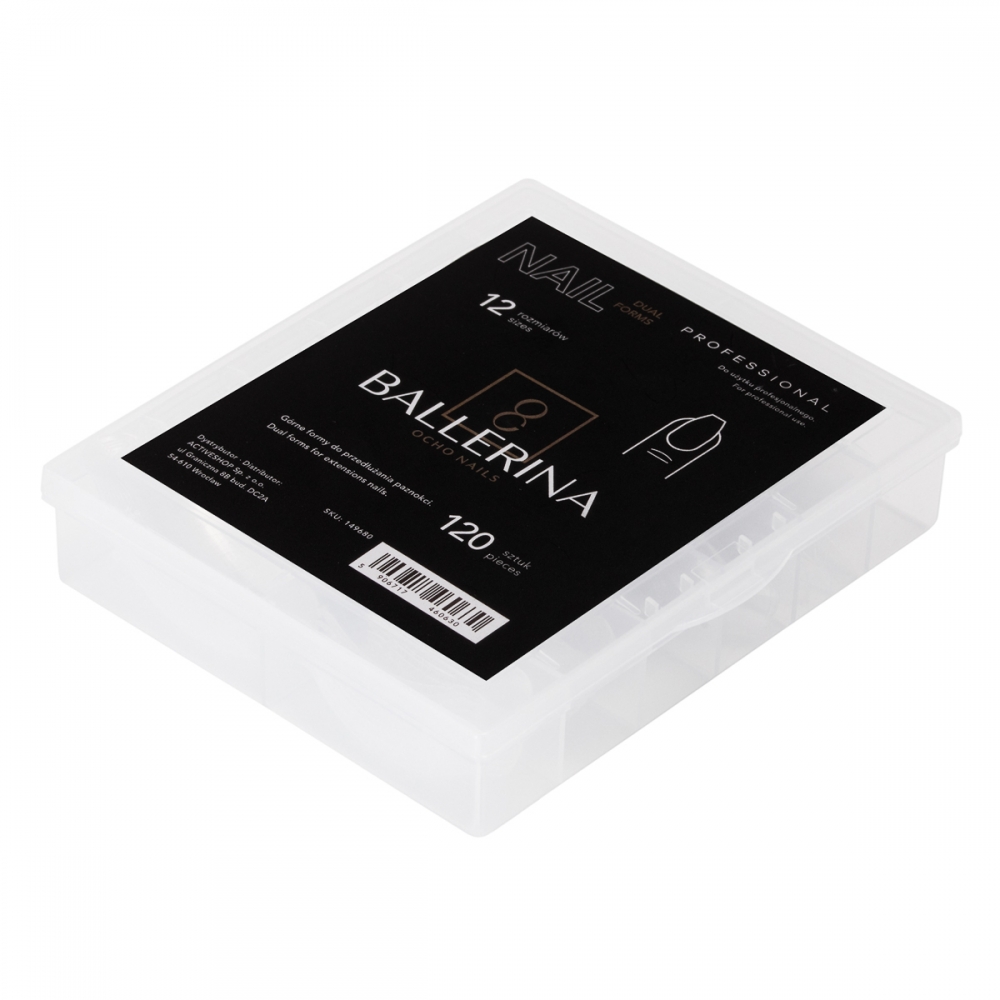 OCHO NAILS dual forms ballerina 120 pcs. (149680)