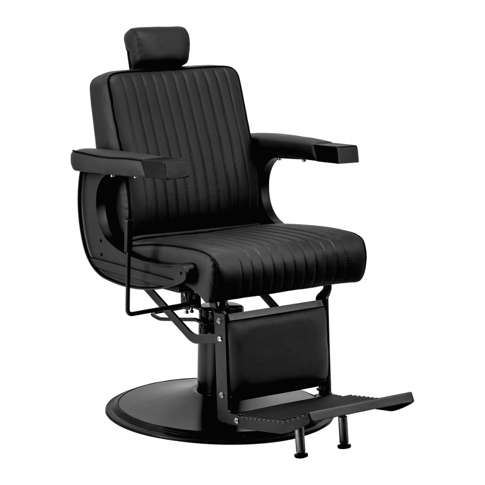Gabbiano Visionerio barber chair black with black frame (155245)