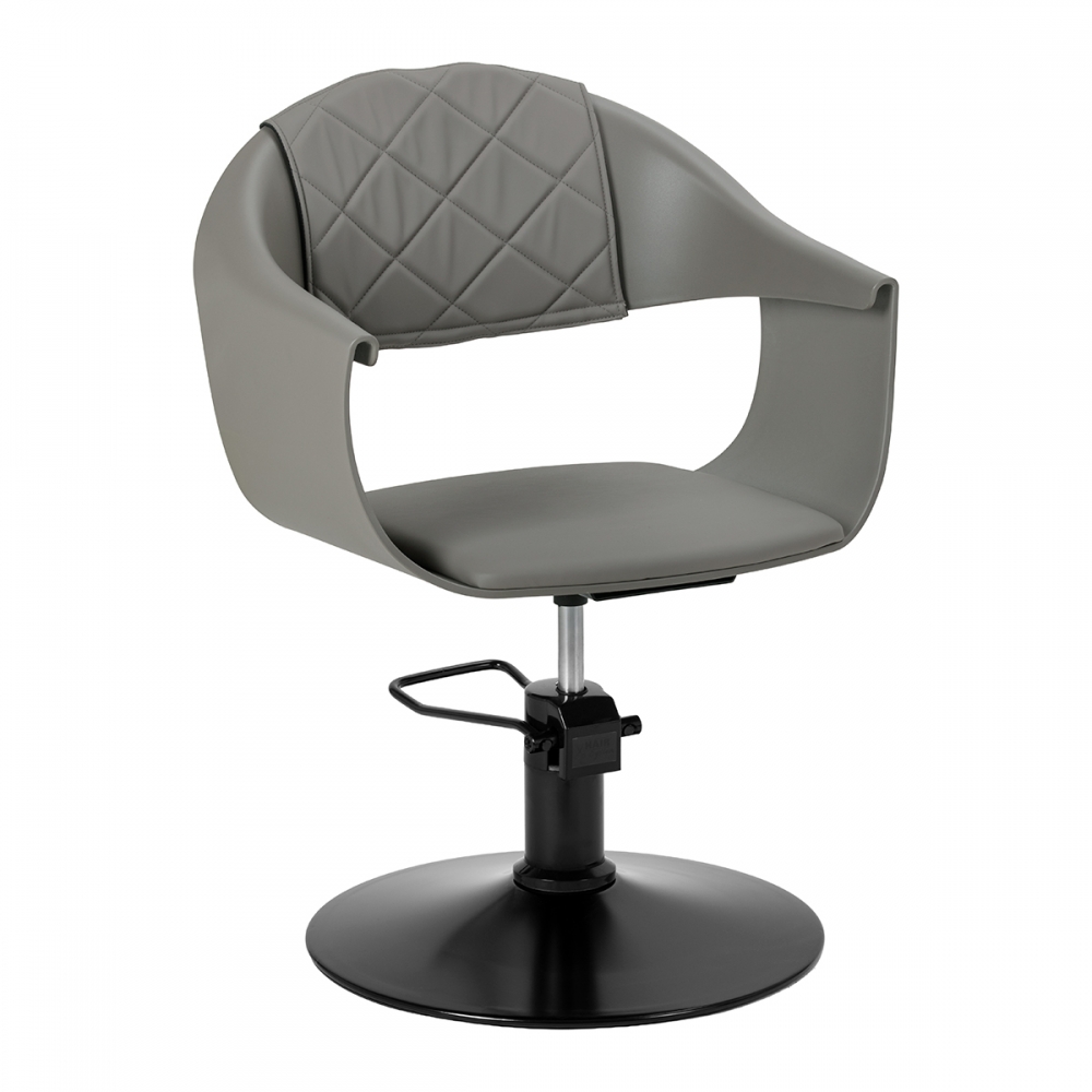 Hair System Halo grey hairdressing chair grey (154316)