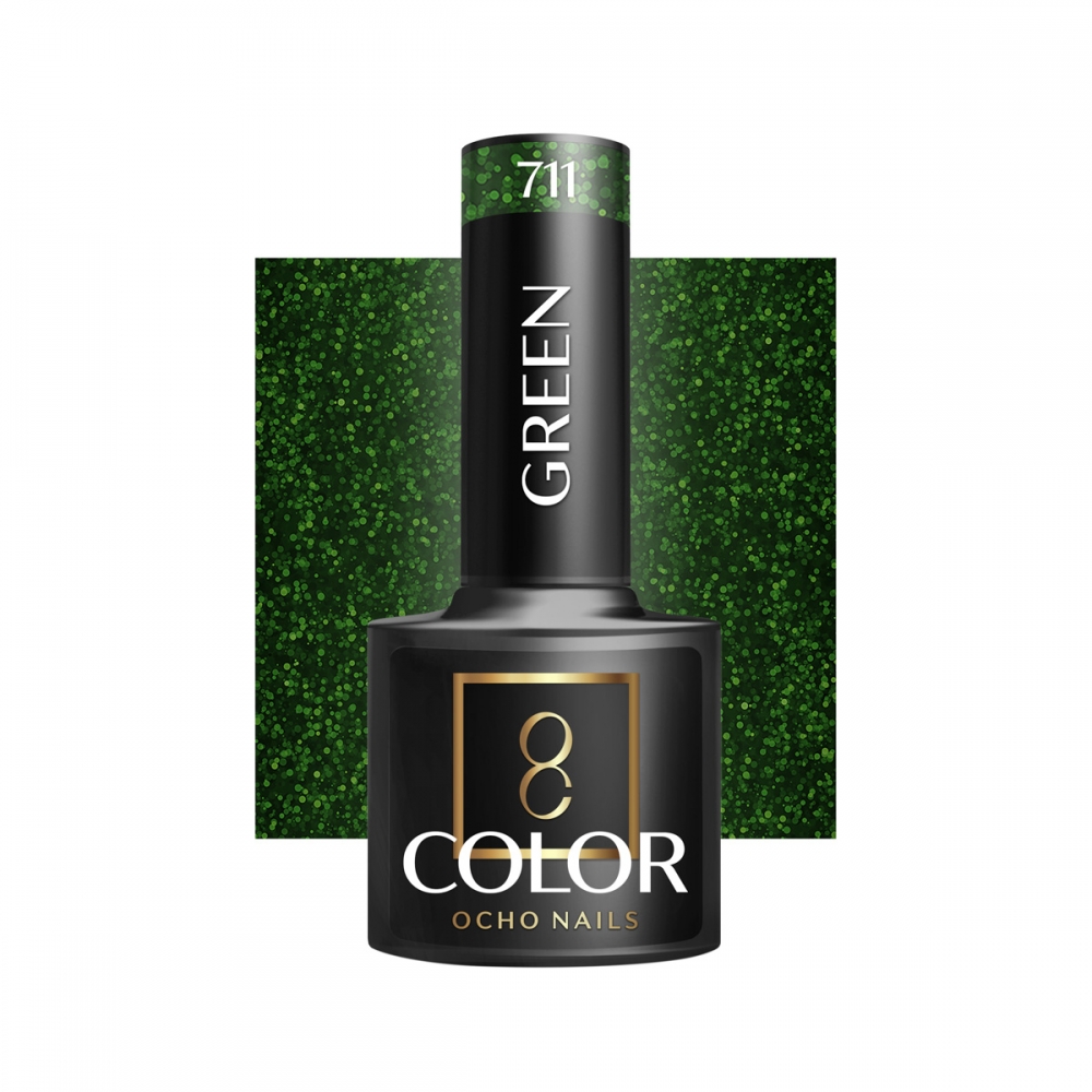OCHO NAILS Hybrid nail polish green 711 -5 g (147439)