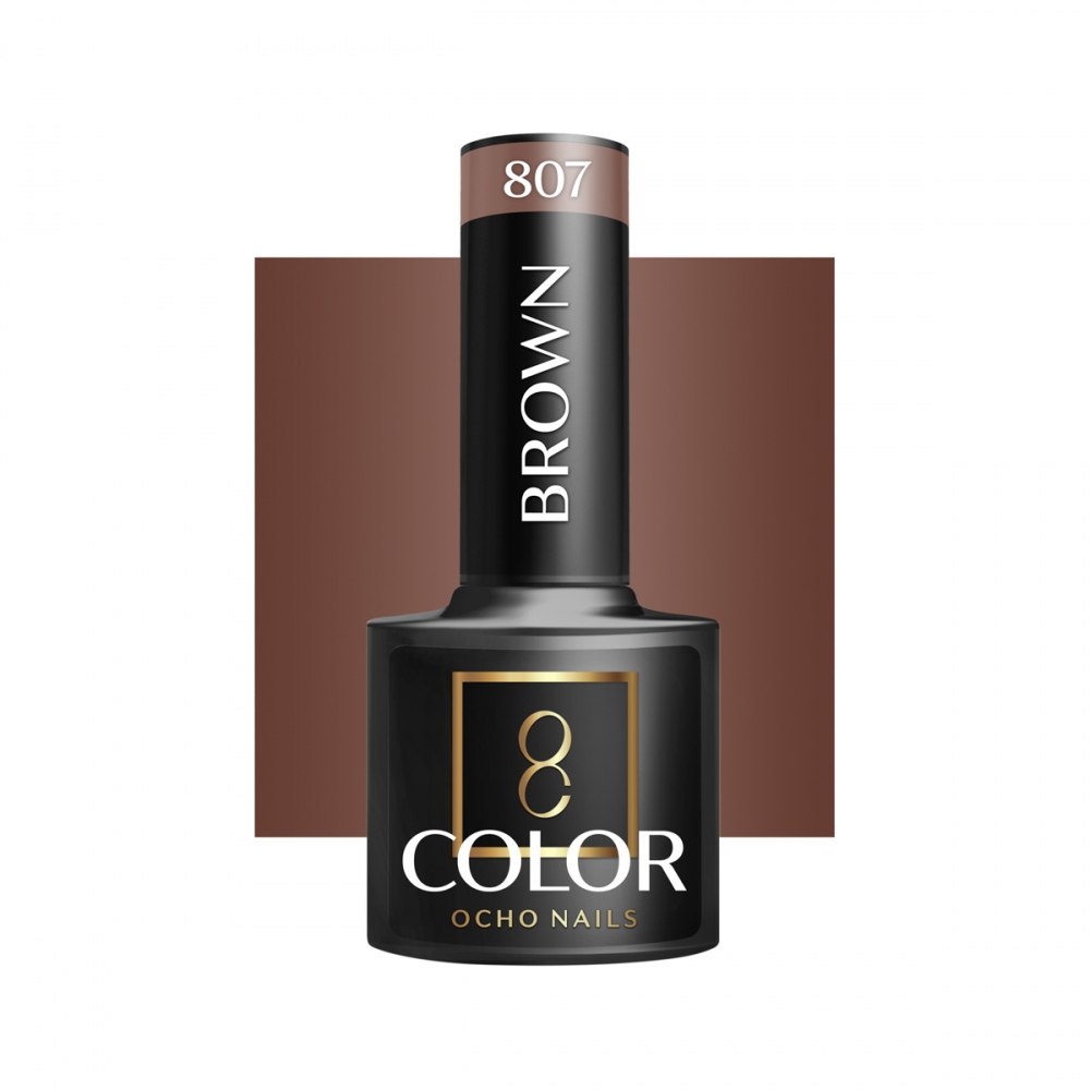 OCHO NAILS Hybrid nail polish brown 807 -5 g (147446)