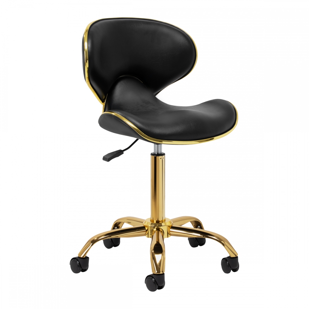 Gabbiano cosmetic stool Q-4599G black V2 (155727)