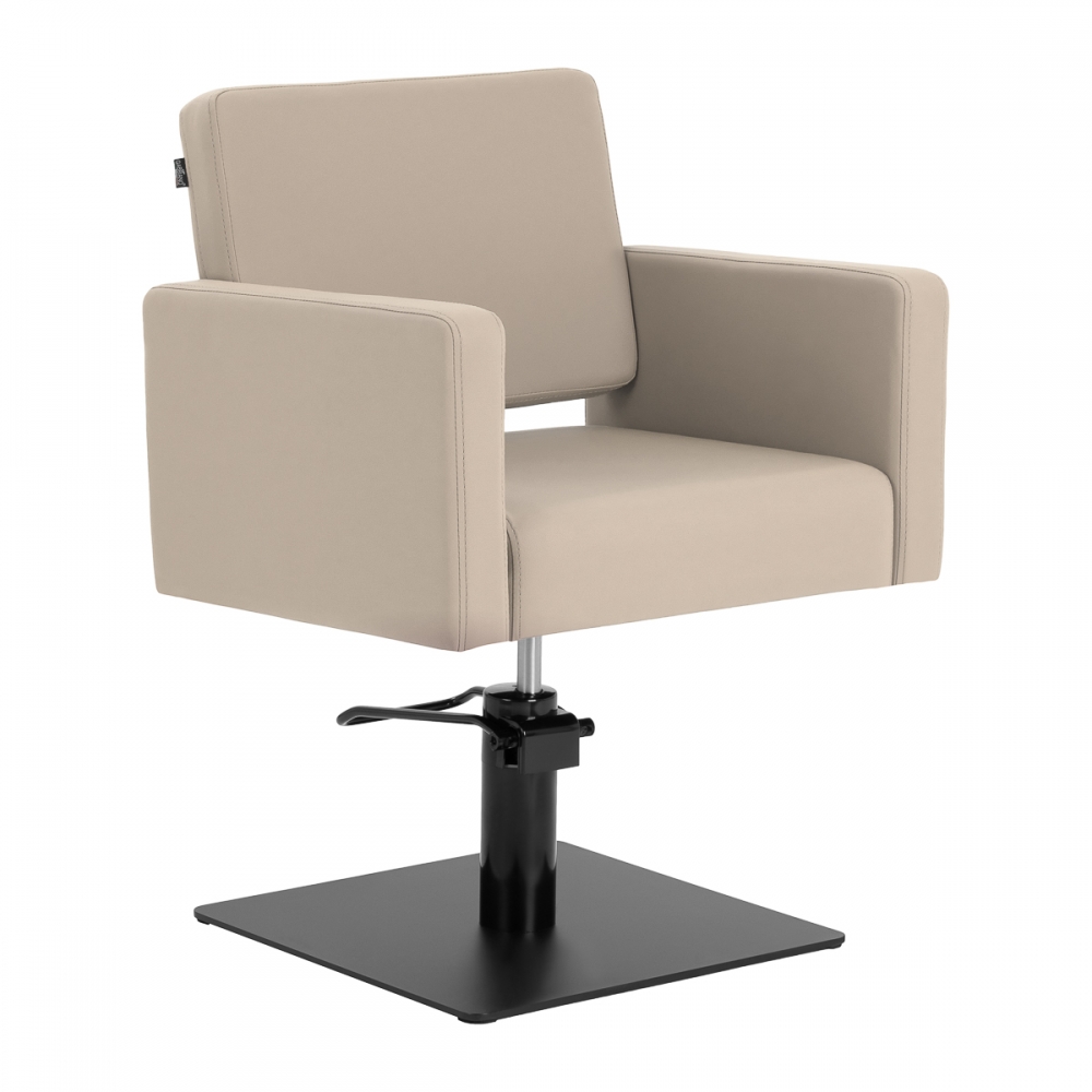 Gabbiano Vitoria hairdressing chair grey-beige (154195)