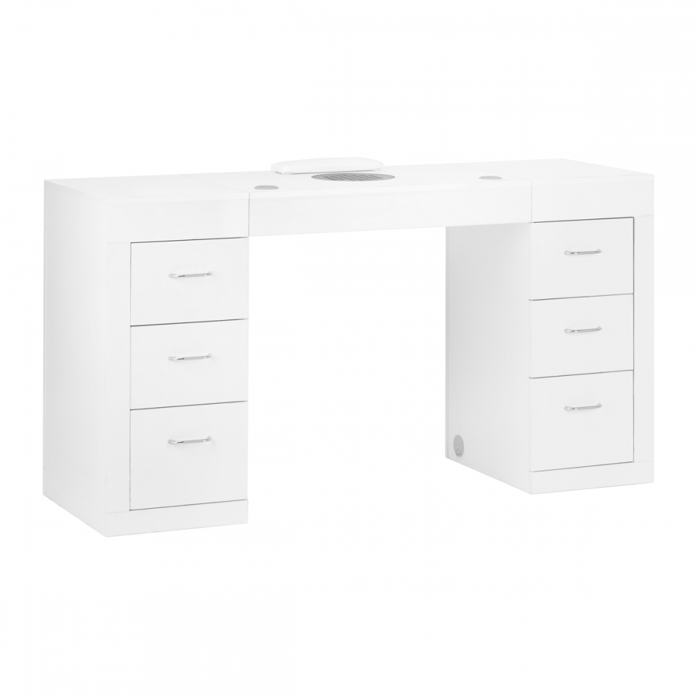 Cosmetic desk 324 with cassette dust absorber white (150940)