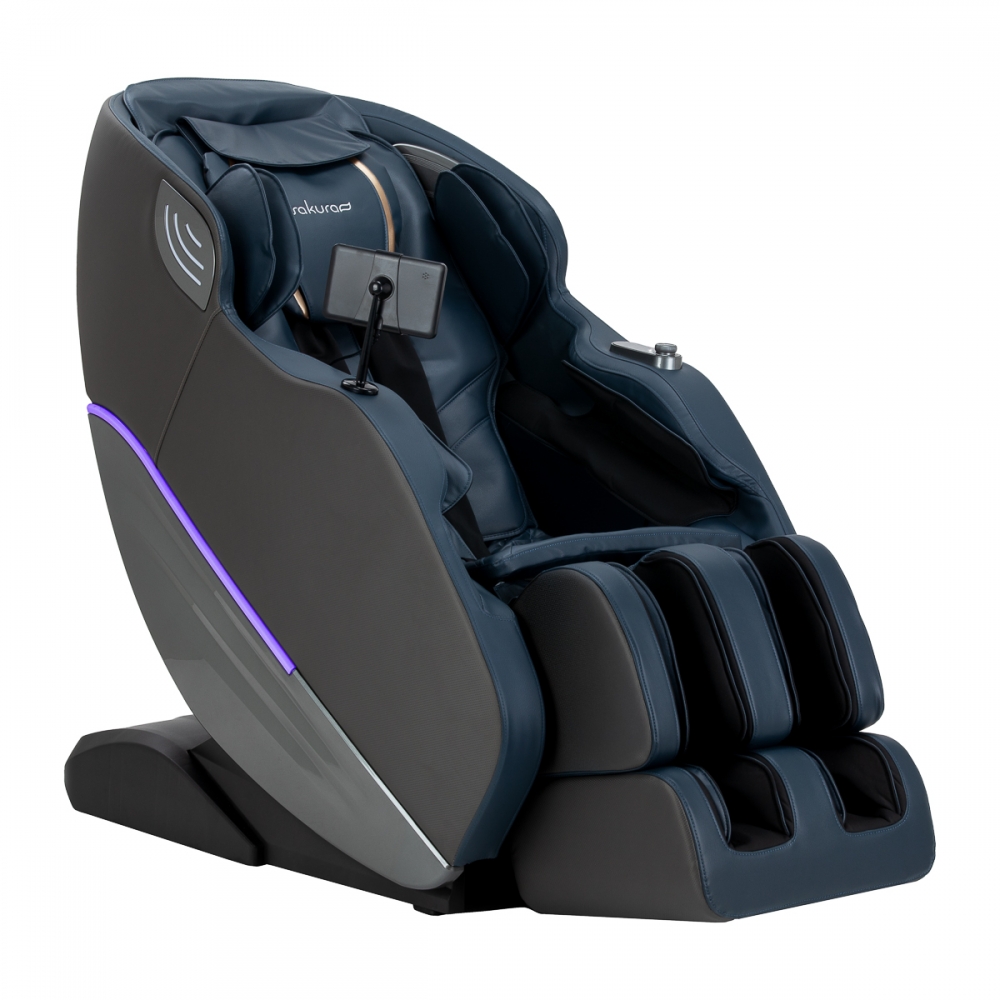 Massage chair 3D Sakura Maximus 809 grey-blue (154187)