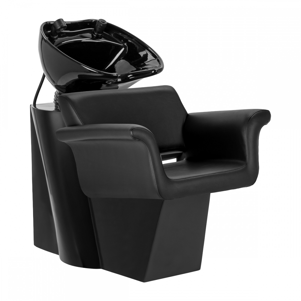 Hairdressing wash unit Gabbiano Lucca black  (154155)