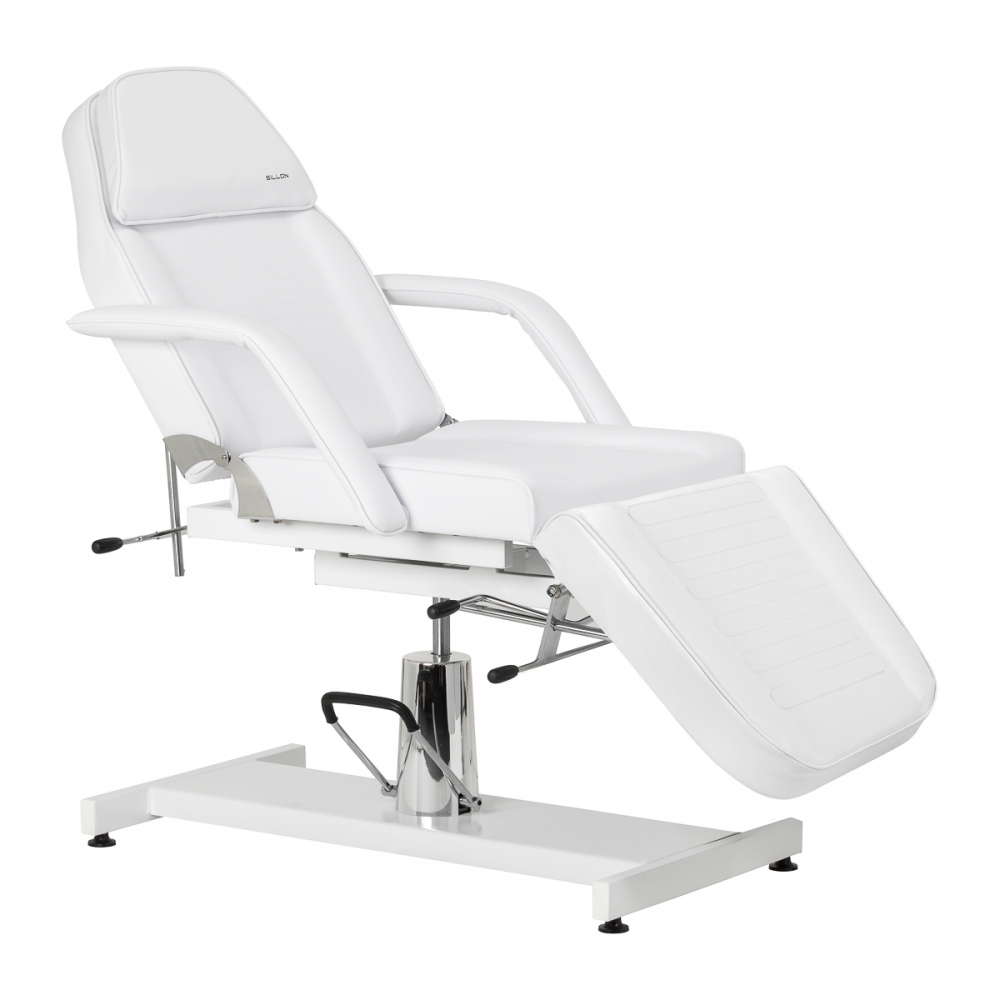 Hydraulic cosmetic chair Sillon 210 with cradle white (155704)