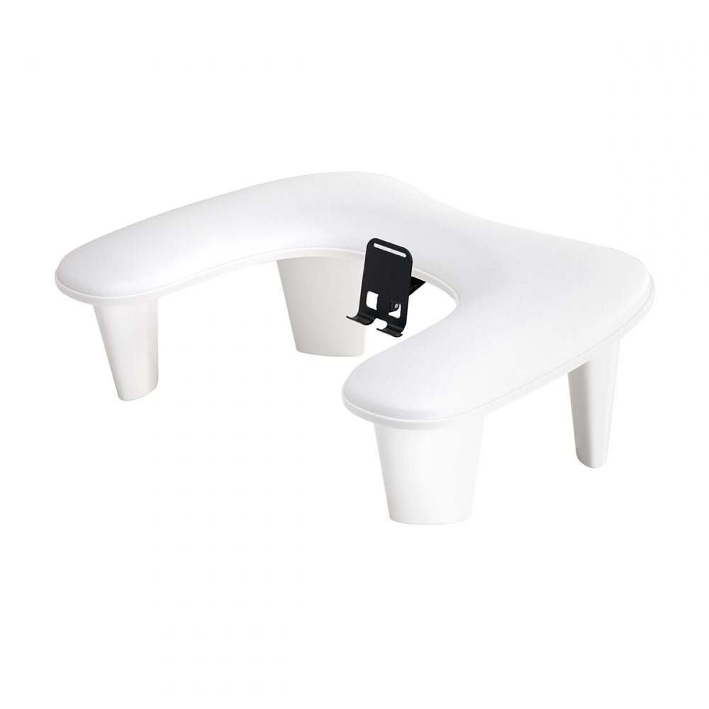 MOMO Croissant manicure rest with mobile phone holder white (155804)