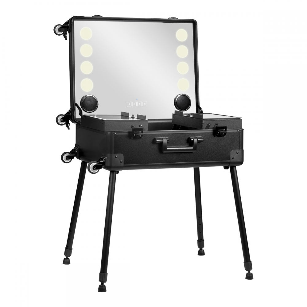 Portable speaker stand with speakers Plus black (155837)