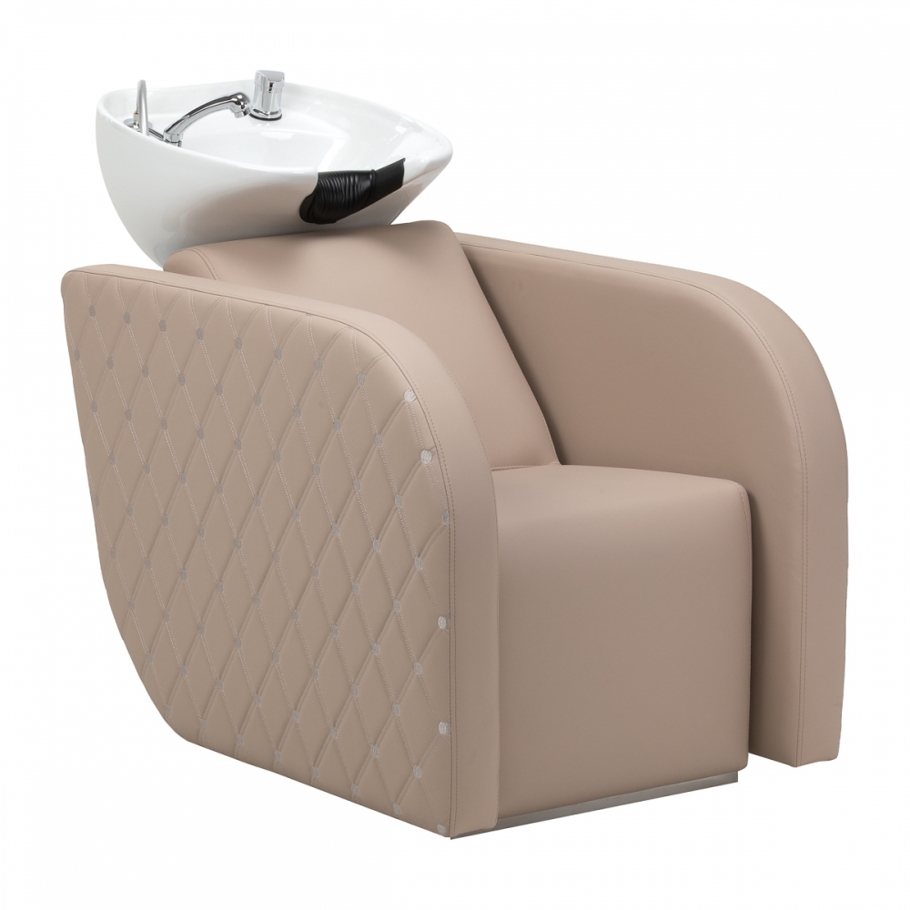 Electric hairdressing wash unit with massage function Gabbiano Ines beige (155872)