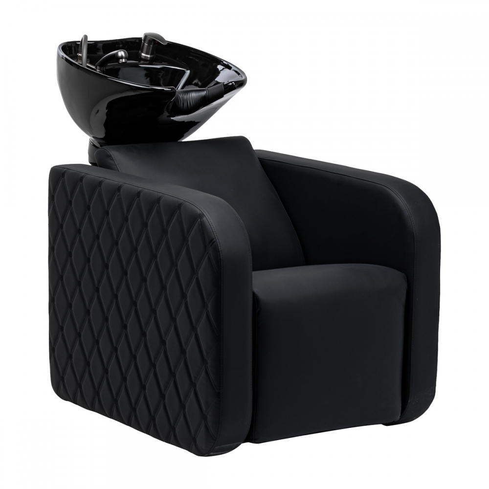 Electric hairdressing wash unit with massage function Gabbiano Sylvia Plus black (155835)