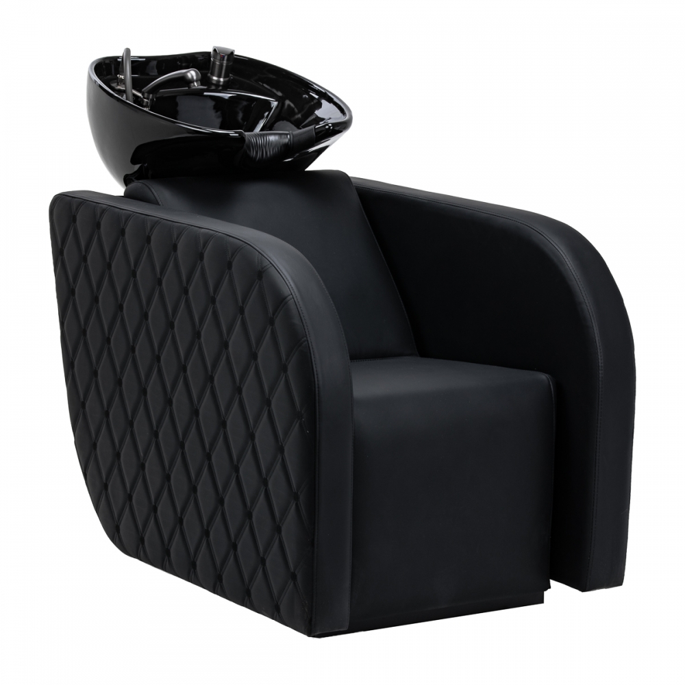 Electric hairdressing wash unit with massage function Gabbiano Ines black (155871)