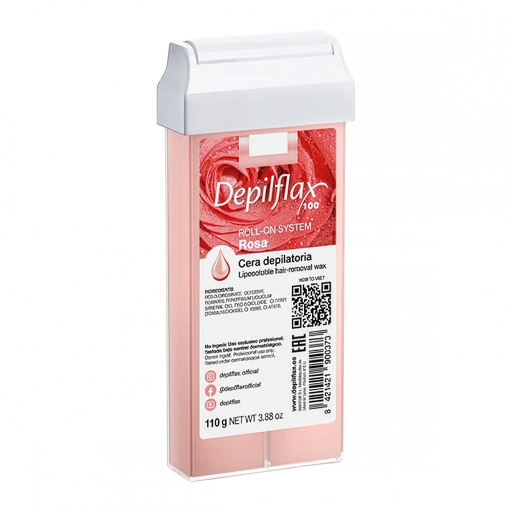 Depilflax 100 Rosa Creamy Roll-on wax 110 g (156115)