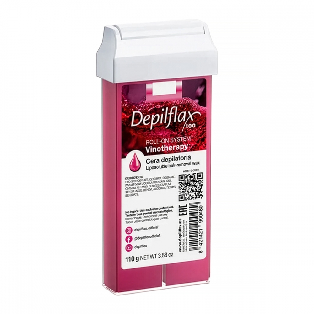 Depilflax 100 Hair Removal Wax Roll-On Vinotherapy 110 g (156117)
