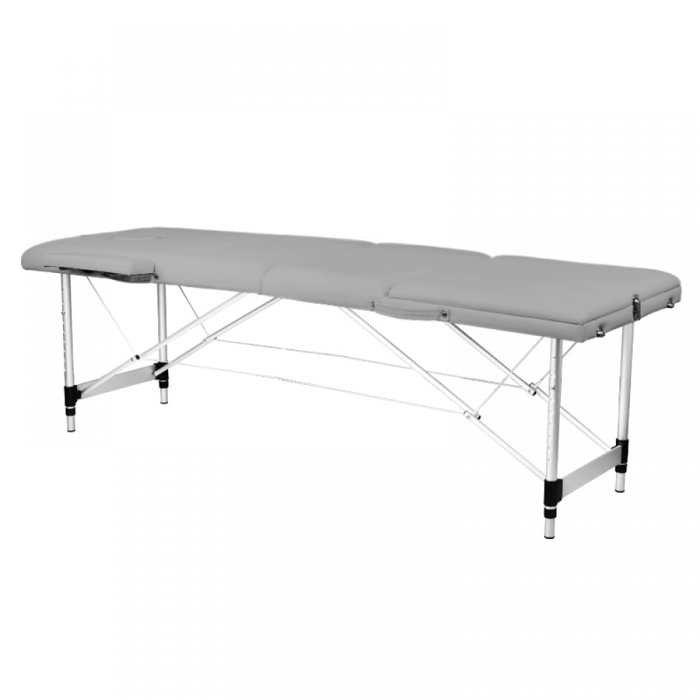 BALANCE aluminium folding massage table 3 segment grey (155276)