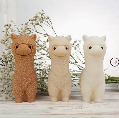 SOY CANDLE ALPAKA 3D