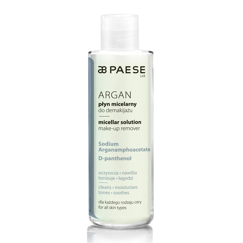 PAESE ARGAN MICELLAR SOLUTION FACE CLEANSER&MAKE UP REMOVER