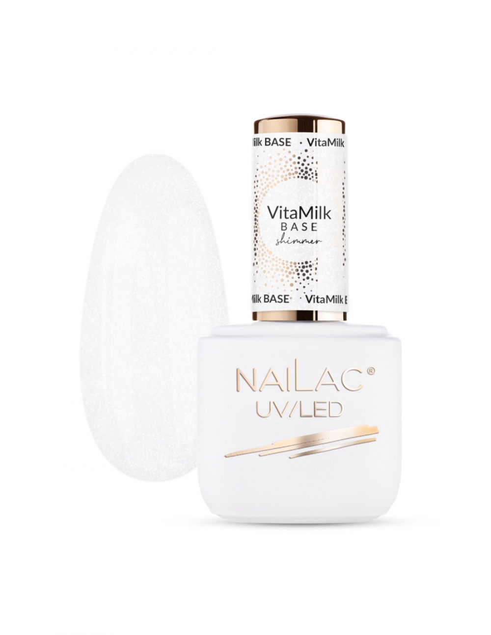 NAILAC VITAMILK SHIMMER BASE COAT