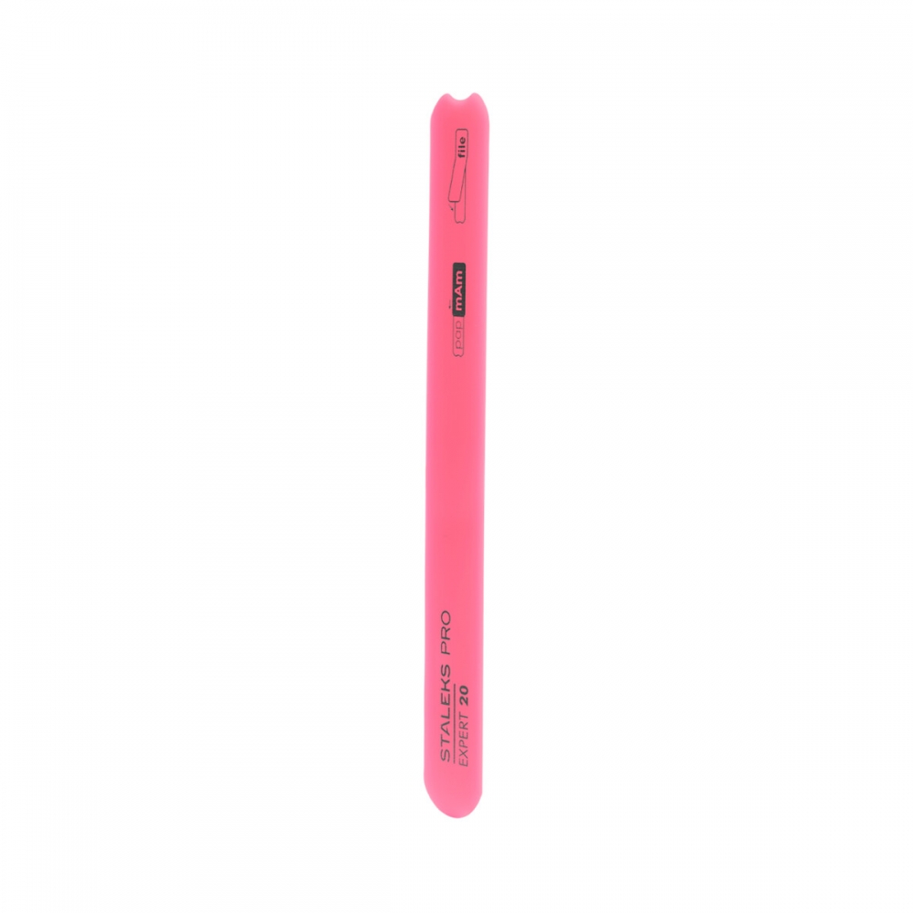 STALEKS BEVELED STRAIGHT PLASTIC NAIL FILE BASE EXPERT 20 SPBE-20