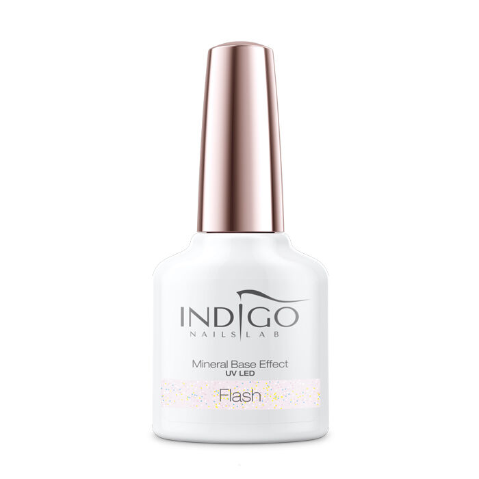 INDIGO GEL POLISH UV LED MINERAL BASE EFFECT FLASH