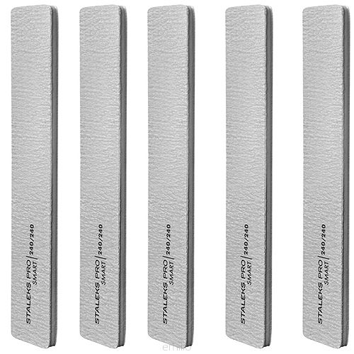 STALEKS MINERAL BROAD STRAIGHT NAIL FILE SMART NFB-31/7 240/240 GRIT