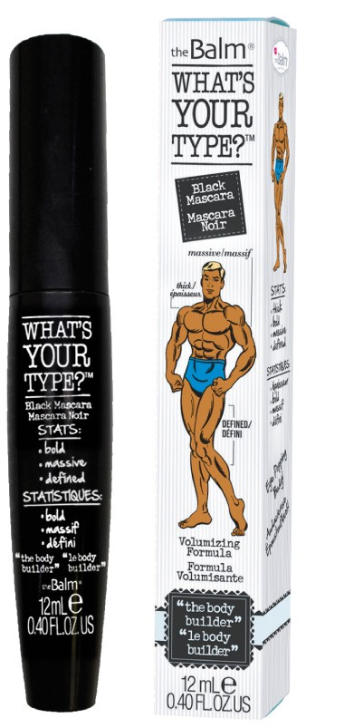 theBALM WHAT'S YOUR TYPE BODY BUILDER BLACK MASCARA