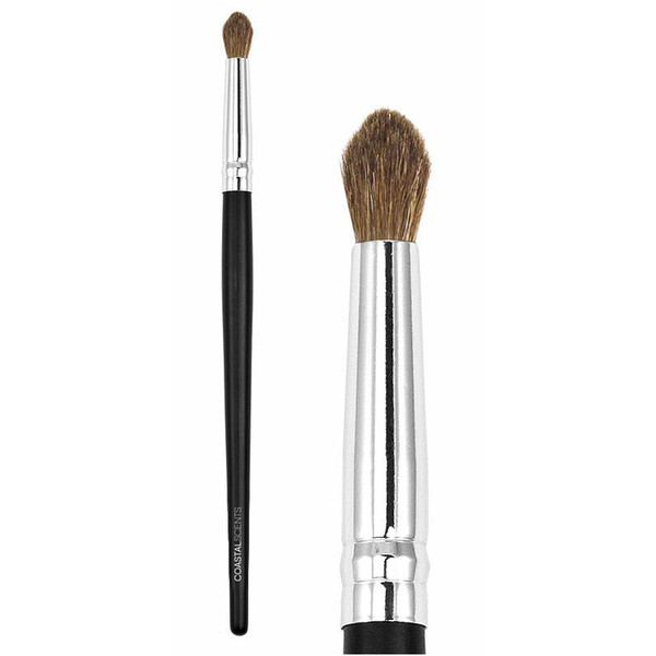 COASTAL SCENTS CLASSIC BLENDER CREASE BRUSH NATURAL 