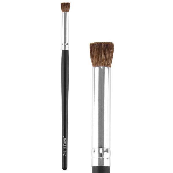 COASTAL SCENTS CLASSIC FLAT TOP SHADOW NATURAL BRUSH