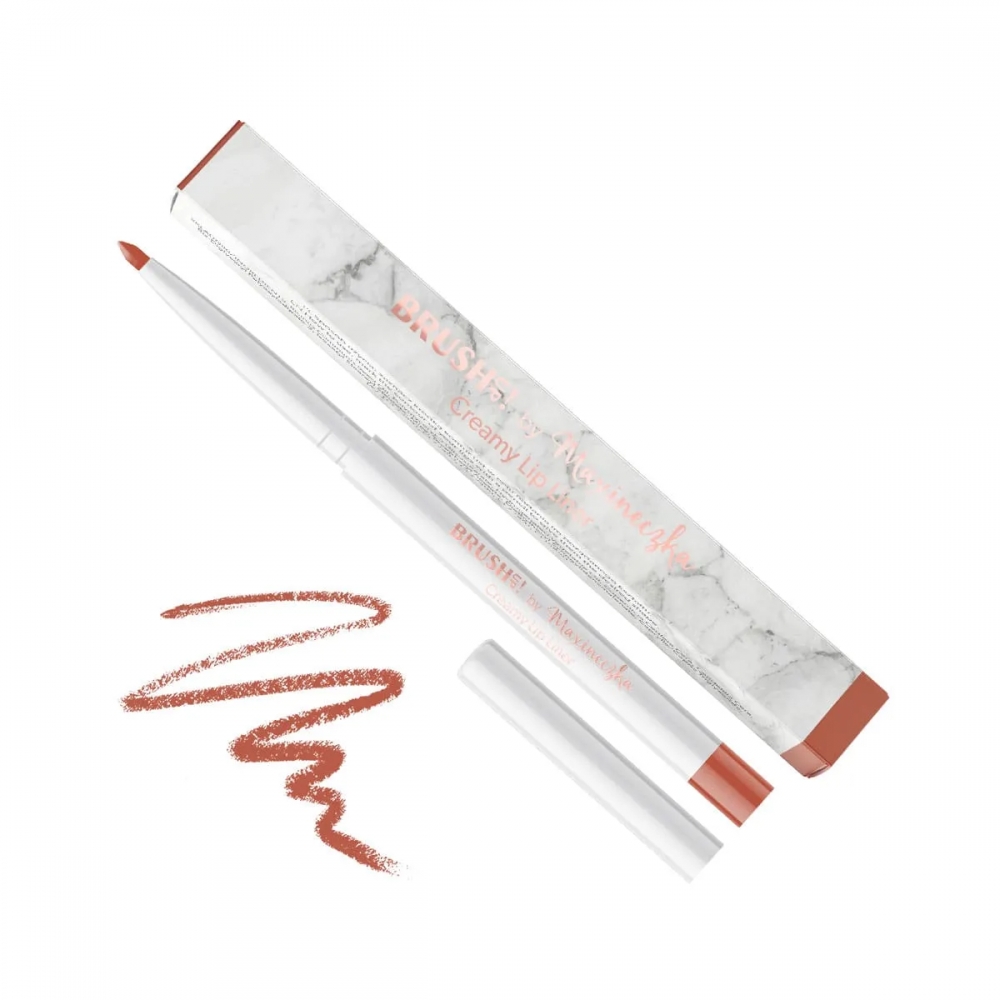 BRUSH UP! CREAMY LIP PENCIL 04 WARM NUDE BY MAXINECZKA 0.4G