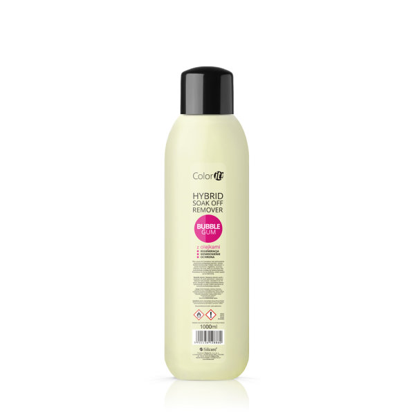 SILCARE COLOR IT SOAK OFF REMOVER WITH OILS BUBBLE GUM 1000ML