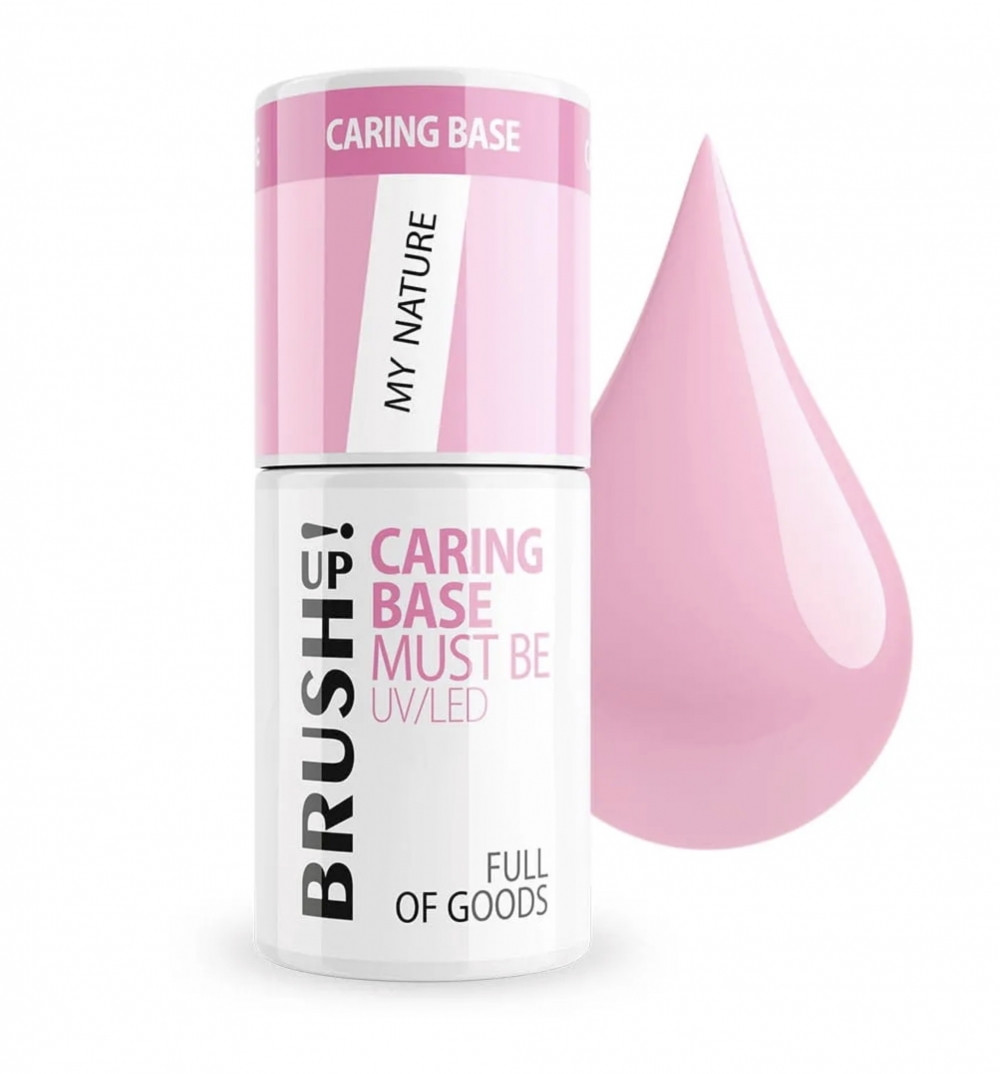 BRUSH UP! CARING BASE MUST BE NAIL BASE UV LED