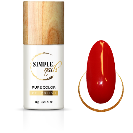 SIMPLE NAILS UV/LED GEL POLISH PURE COLOR CARMIN LIPS