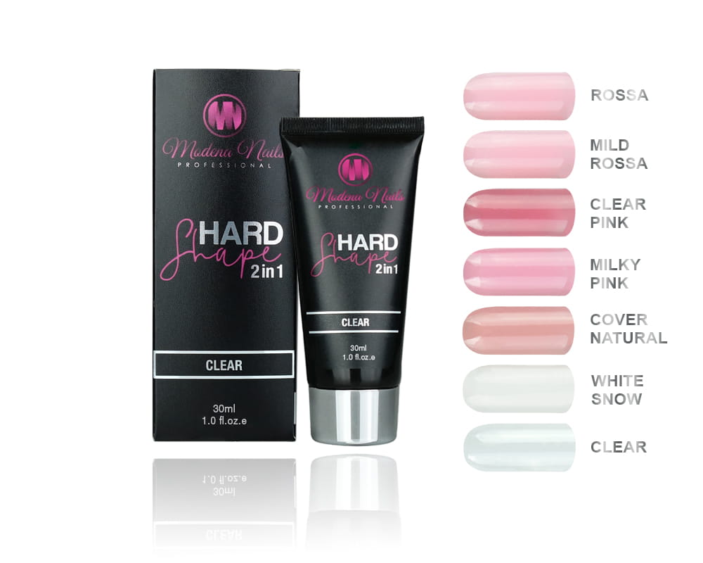 MODENA NAILS ACRYLIC GEL HARD SHAPE 2IN1 UV/LED 30ml