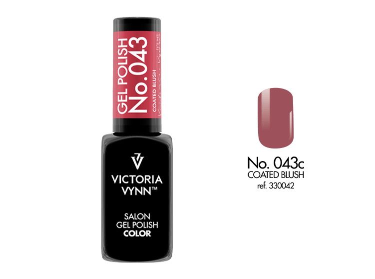  VICTORIA VYNN GEL POLISH 043 COATED BLUSH 8ML SALE 