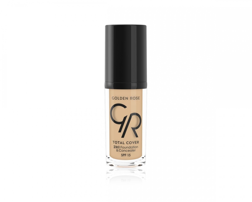 GOLDEN ROSE TOTAL COVER 2 IN 1 FOUNDATION & CONCEALER