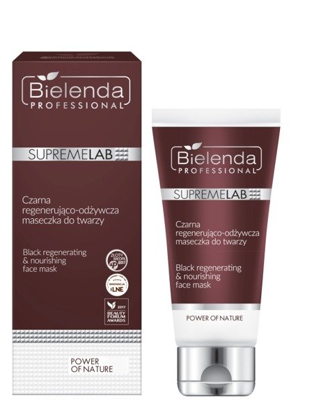 BIELENDA SUPREMELAB POWER OF NATURE BLACK REGENERATING AND NUTRITION FACE MASK 70G