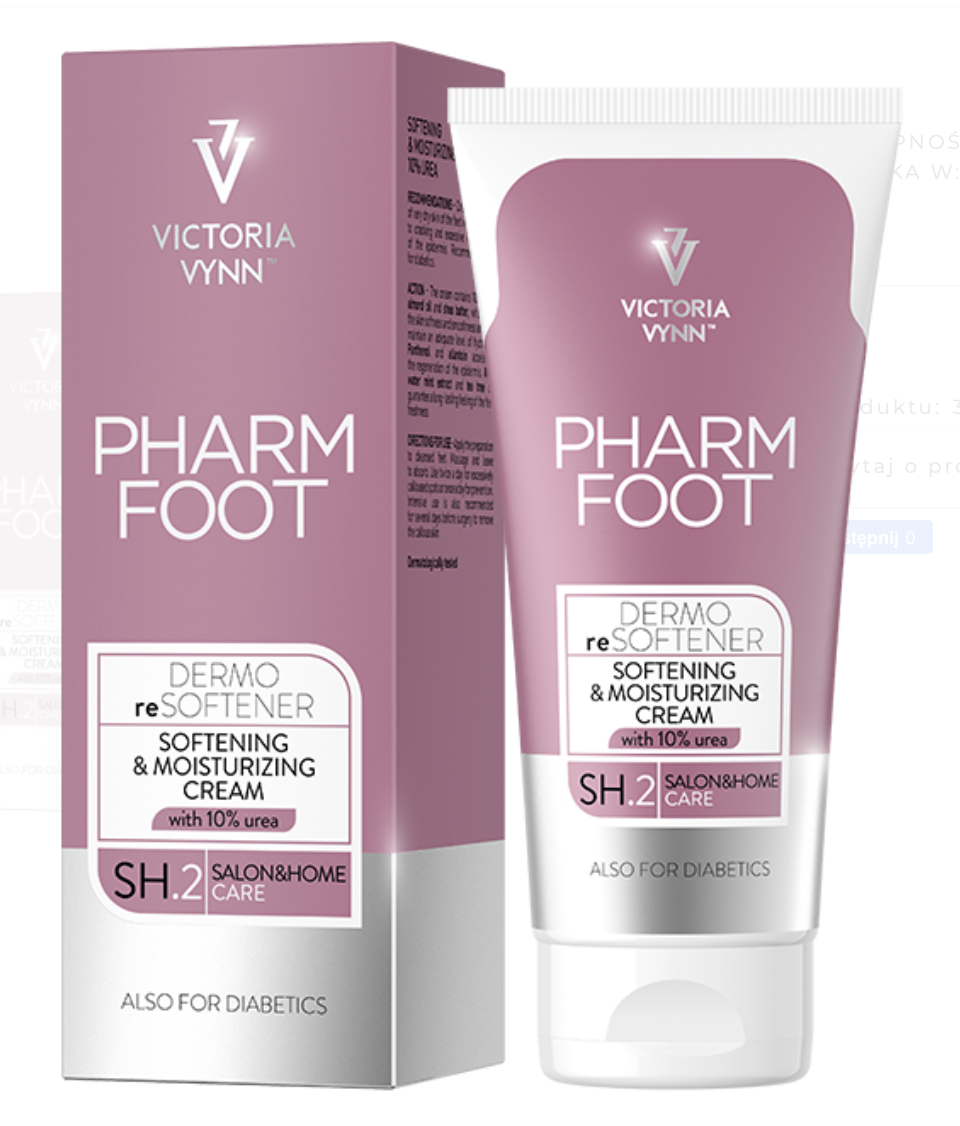 PHARM FOOT SOFTENING AND MOISTURIZING CREAM 10% UREA DERMO RESOFTENER 75ML