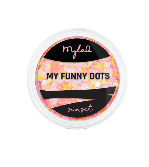 MYLAQ NAIL DECORATIONS MY FUNNY DOTS 