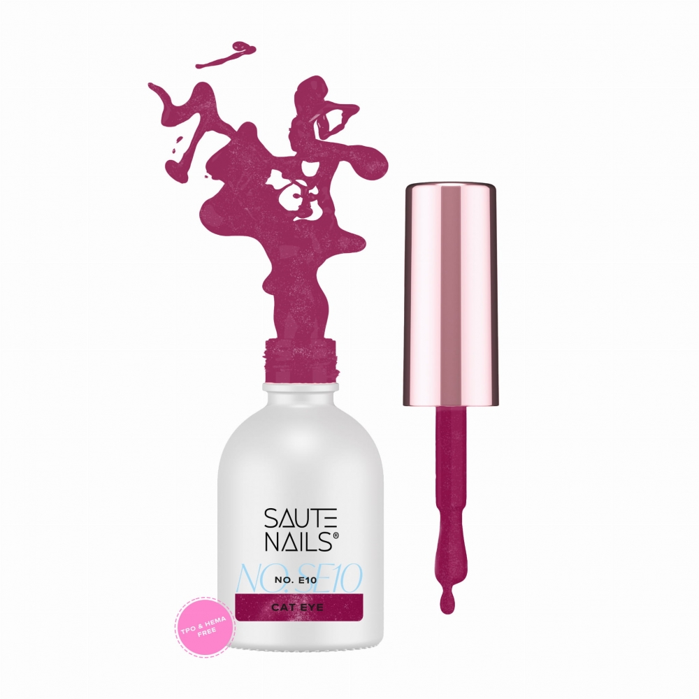 SAUTE NAILS CAT EYE EFFECT GEL POLISH UV LED HEMA TPO FREE  8ml