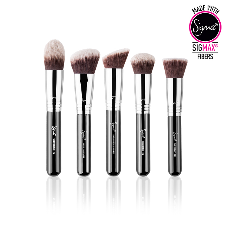 SIGMA BEAUTY SIGMAX KABUKI KIT CHROME FERRULE