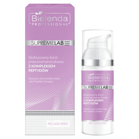 BIELENDA SUPERMELAB PRO AGE EXPERT EXCLUSIVE ANTI-WRINKLE CREAM WITH PEPTIDE COMPLEX 50ML