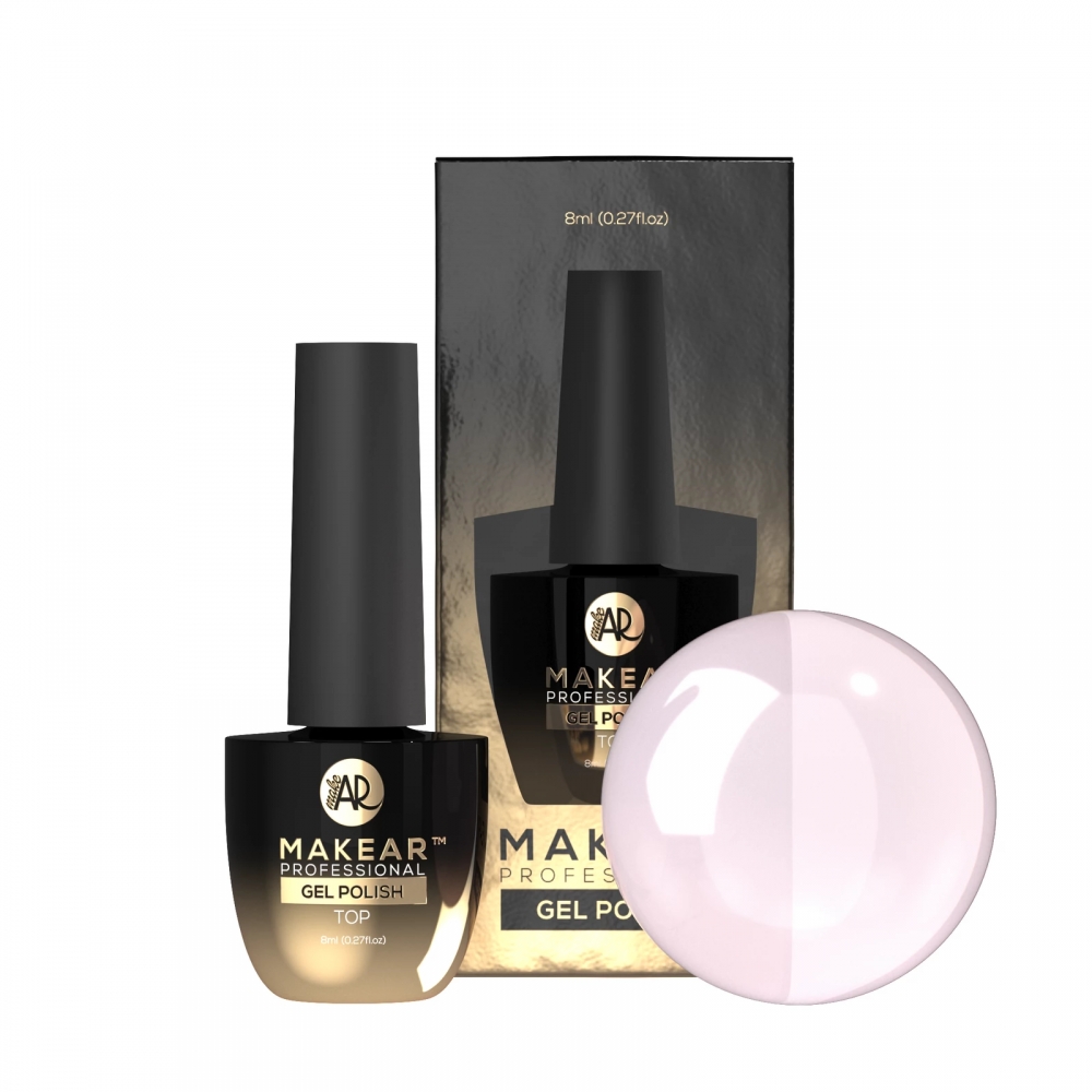 MAKEAR TOP NO WIPE MILKY BLUSH UV LED 8ML