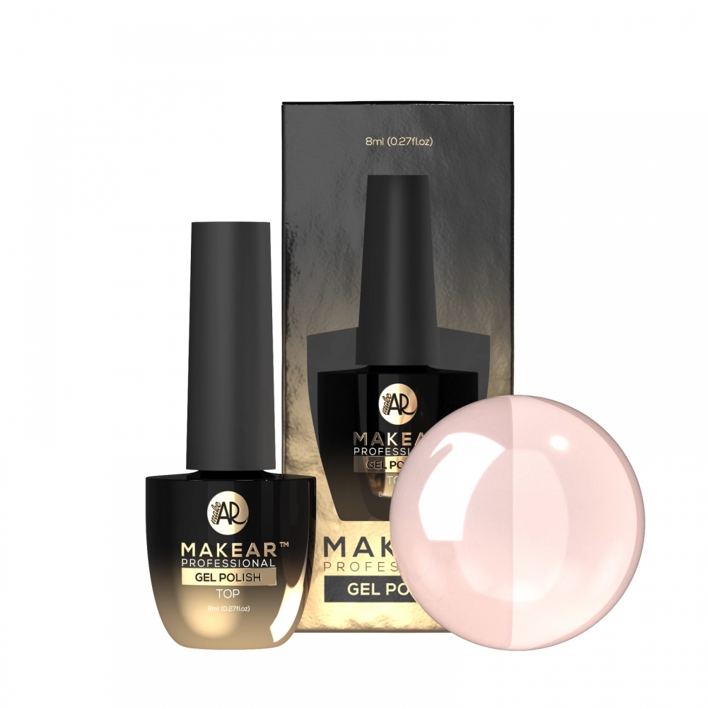 MAKEAR TOP NO WIPE MILKY NUDE  UV LED 8ML